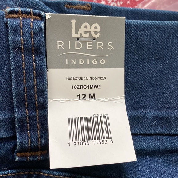Riders by Lee Indigo Women's Pull On Waist Smoother Bootcut size 12M NWT - Picture 6 of 6